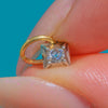 18ct Gold Antique Old Mine Cut Diamond Charm