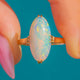 Art Deco 18ct Gold Opal Dress Ring, 5.50ct