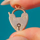 9ct Gold Heart Padlock Pendant