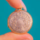 Antique Chester 9ct Solid Gold Engraved Round Locket c.1910