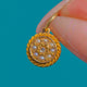 Antique 15ct Gold Pearl Diamond Charm