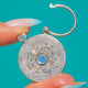 Victorian Engraved Silver & Carnelian Working Padlock Pendant