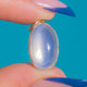 Antique Silver Moonstone Charm, 4.10ct