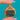 9ct Gold Carved Carnelian and Bloodstone Swivel Fob Pendant, c.1886 — Bloodstone front on blue