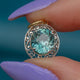 Edwardian Blue Zircon Filigree Charm, 1.30ct
