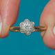 Art Deco 9ct Gold Diamond Cluster Ring, c.1920