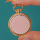 Antique Solid 9ct Gold Round Picture Locket c.1912