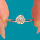 Edwardian Platinum Old European-Cut Diamond Solitaire Ring, 0.70ct