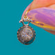 Georgian 18ct Gold & Silver Paste Collet Set Charm