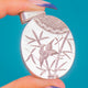 Victorian Aesthetic Sterling Silver Crane and Bamboo Engraved Locket, c.1885