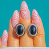 Victorian 15ct Gold Bulls Eye Agate Earrings