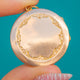 Antique 9ct Gold Round Engraved Locket