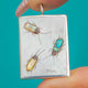 RARE Rectangular Shibayama Mother-of-Pearl Fly Pendant, Sterling Silver