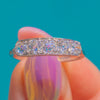 Edwardian Platinum 1.00ct Old Mine Cut Diamond Five Stone Ring