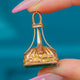 Solid 9ct Gold Bloodstone Fob- Hallmarked 1920