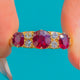 Antique Victorian 18ct Gold Natural Ruby Diamond Seven Stone Boat Ring