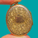 Aesthetic Antique 15ct Gold Oval Gold Heavily Embossed Locket, c.1870